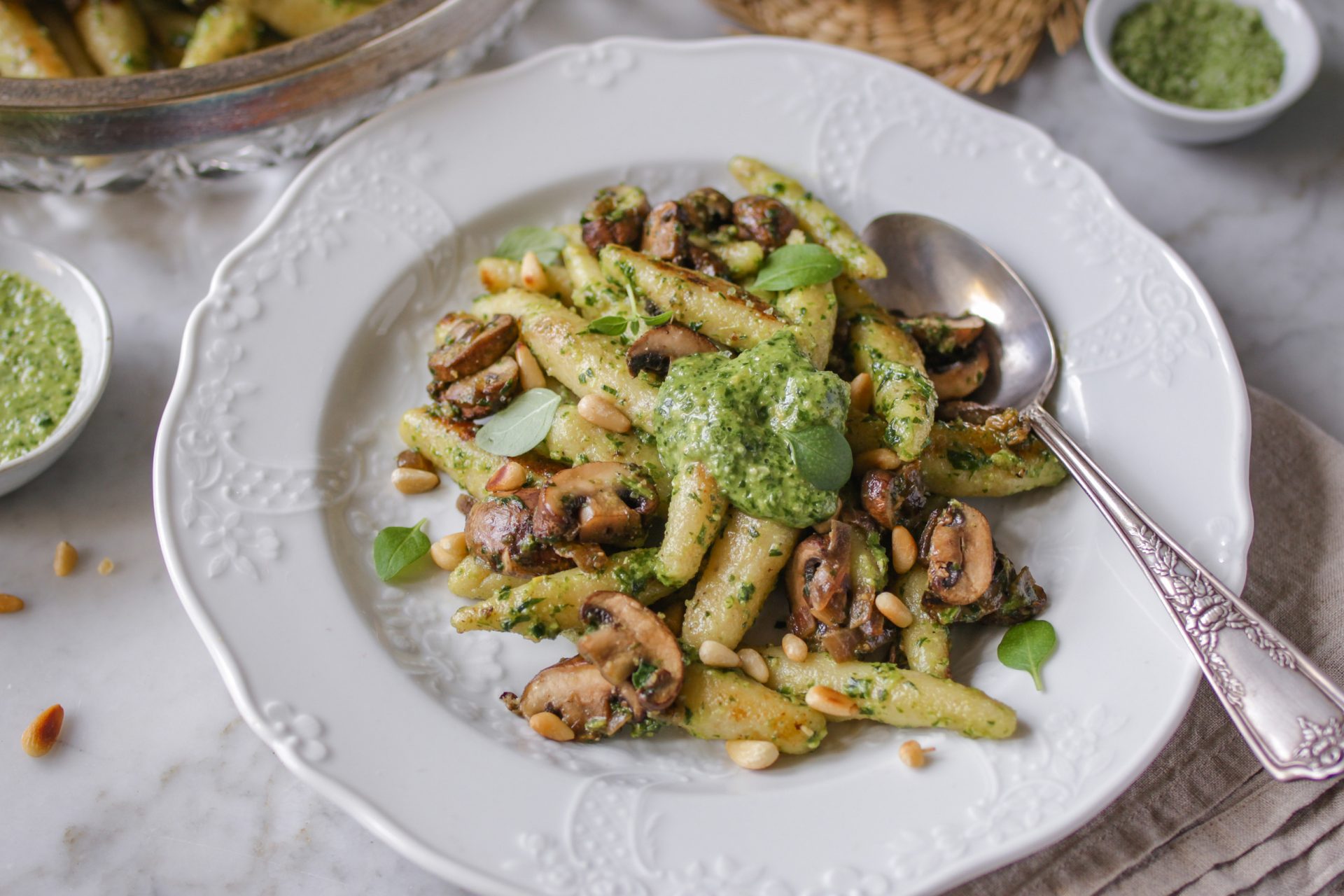Schupfnudeln mit Bärlauch