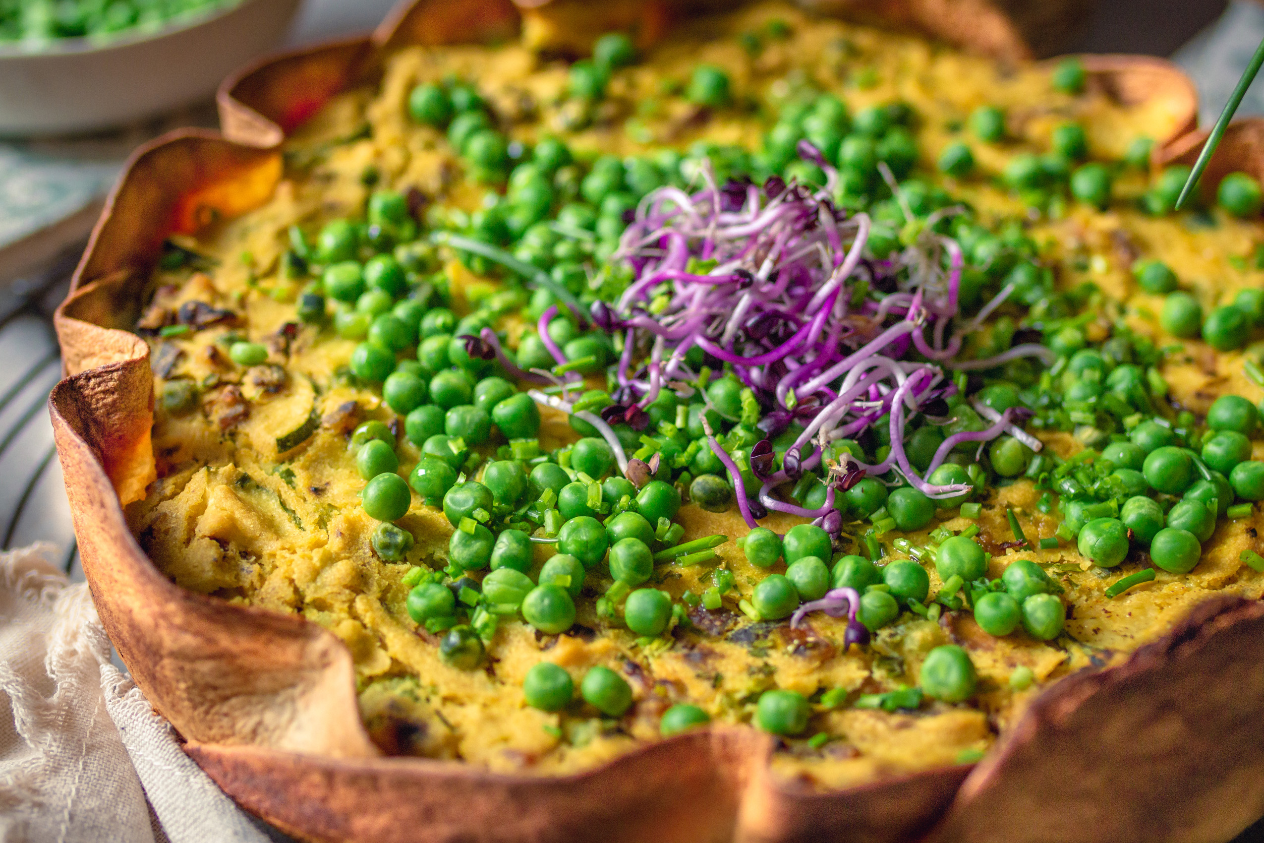 Vegane Tortilla-Quiche