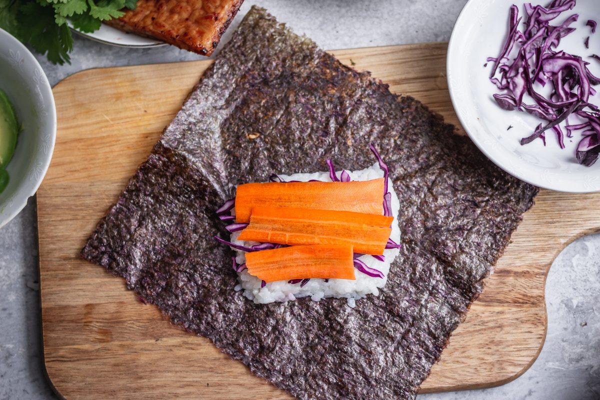 Sushi-Sandwiches mit Tempeh - Onigirazu