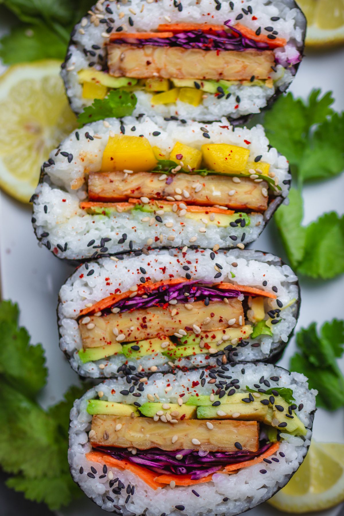 Sushi-Sandwiches mit Tempeh - Onigirazu